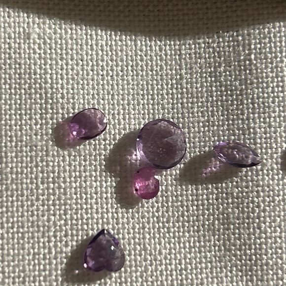 Every stone cut birthstones, color, pick your shape and color five stones$20. - Picture 4 of 5